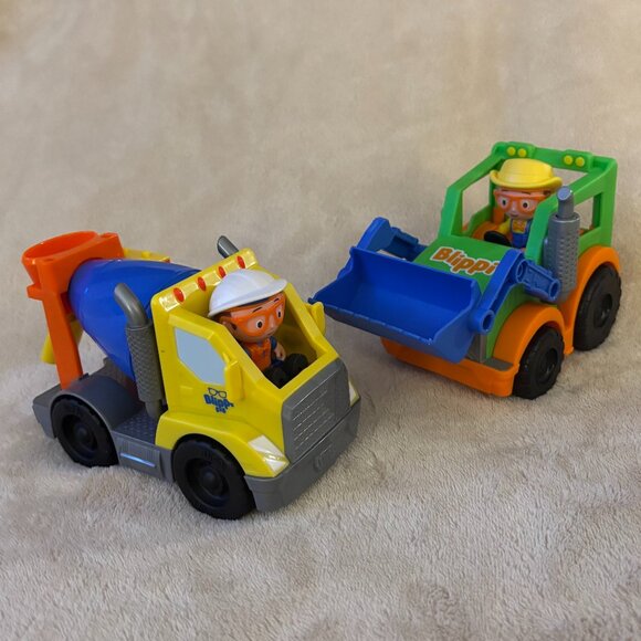 BLIPPI Set of 2 CONSTRUCTION VEHICLES for Ages 3+ Years - Picture 1 of 2